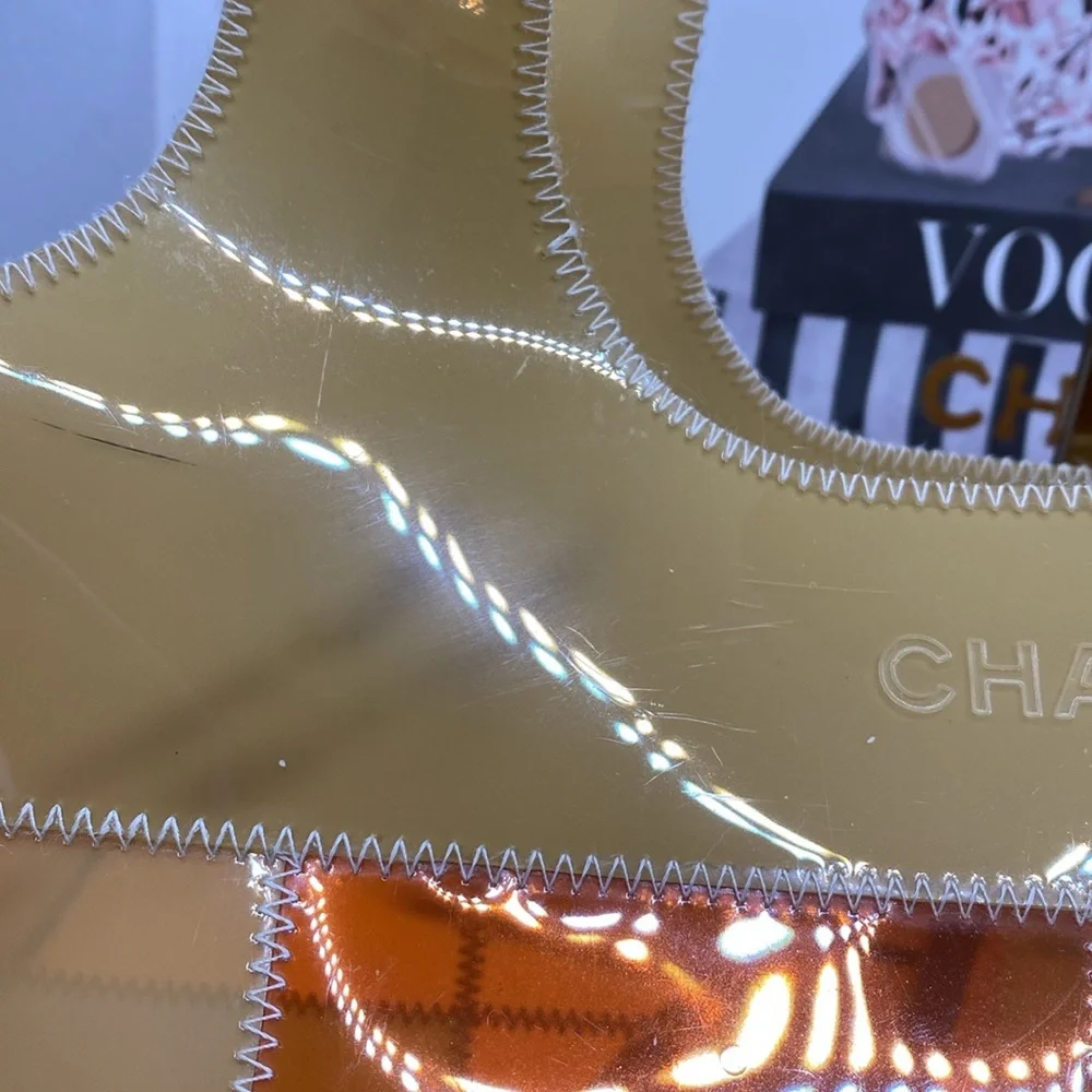 CHANEL patent leather